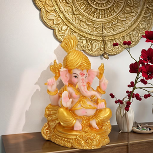 Esculturas familiares Feng Shui estatuas de Buda tailandés modelos de deidades hindúes en resina para decoraciones de templos del sudeste asiático - Product Image 6