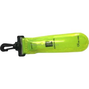 Banda reflectante LED Brazalete amarillo luminoso Luz reflectante LED Cinturón Banda Mochila Luces colgantes - Product Image 1