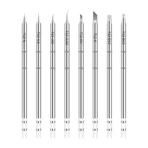 Factory Wholesale T12 Series Lead-free Soldering Iron Tips T12-K/KU/KR Welding Tip For T12 Soldering Station