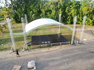 Système de treillis de toit en aluminium avec scène pour mur de concert Support de sol Boulon de treillis Éclairage de scène Truss à vendre - Product Image 2