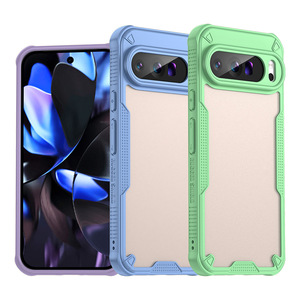 <span class=keywords><strong>Google</strong></span> Pixel 9 Pixel9 Pro XL 8 Pro 8A 6 Pro 6 Bumper Case-Frosted Hard Back Cover Funda antideslizante para teléfono móvil con sensación de piel - Product Image 4