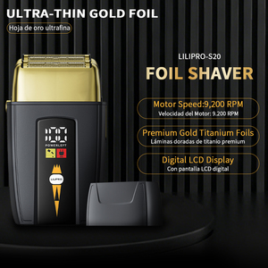 LILIPRO THE BLADE BARON S20, Afeitadora Eléctrica Profesional de Doble Lámina Recargable con Pantalla LED, para Barberos - Product Image 3