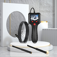 Endoscope Industriel Portable HD 1080P avec Écran, Caméra de Tuyau Étanche 5.5mm, Détecteur de Voiture et Miroir d'Inspection pour Travailleur