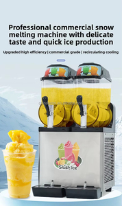 Machine à neige fondante commerciale entièrement automatique à grande capacité, à cylindre triple/double/simple, pour les salons de thé et les boissons froides - Product Image 4
