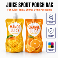 Pochettes souples personnalisées avec bec verseur et bouchon à vis supérieur pour emballage de liquides – Vente en gros