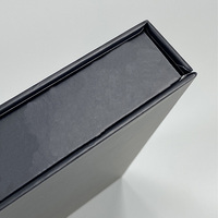Emballage en papier rigide personnalisé, emballage cadeau pour homme, ceinture, portefeuille, briquet, rasoir, boîte d'emballage extérieure de luxe avec boîte magnétique