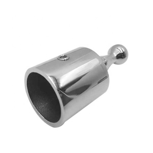 Stainless Steel 316 Marine Bimini Top Cap Ball Socket Dia. 7/8 Inch (22mm) Tube External Eye End <b>Yacht</b> Boat Hardware Accessories - Product Image 4