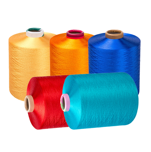 100% Polyester Textured Yarn Dty Hilados De Poliester Dty 300D/96F Poliestes Filaments Yarn by dope dyed
