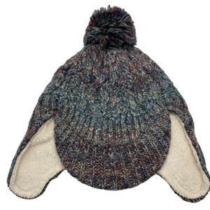 Gorro de Punto con Orejas LANDBAS, el Más Vendido, de 56-58 cm, Estilo Moderno, Personalizado, con Patrón de Punto Liso y Trenzado, para Invierno y Esquí - Product Image 1
