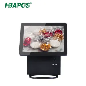 15 Inch Pos кассовый аппарат для купюр все в одном точка продажи Настольный экран сенсорный POS Компьютер