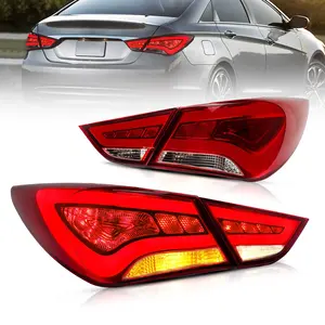 ARCHAIC manufacturer for sonata 6th generation car LED 2010 2011 2012 2013 2014 with LED DRL BRAKE for Hyundai sonata