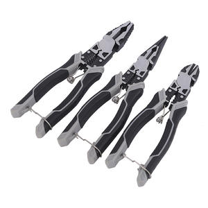 Pince coupante diagonale industrielle en acier au chrome-vanadium 50 mm à mâchoires dentelées pour électricien - Product Image 1