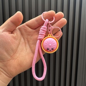 Most Popular 3D PVC <strong>Lanyard</strong> <strong>Cute</strong> Cartoon Dumpling Backpack Key Chain Colorful Pendant Stress Relief Toy For Kids - Product Image 2