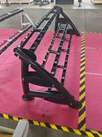 Fourniture d'équipement de gymnastique d'usine musculation en métal Durable 10 paires support d'haltères support de stockage d'haltères support d'haltères à 3 niveaux