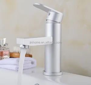 Space Aluminum Basin Mixer Faucet Hot and Cold Bathroom Sinks Faucet Single Hole Bath Taps And Faucets