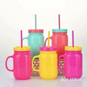 Gobelet isotherme 20oz à double paroi en plastique, type Mason Jar, pré-percé pour globe de neige, personnalisable DIY, écologique et réutilisable, maintien thermique 12-24h - Product Image 3