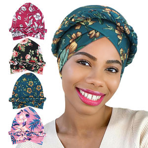 Turban Chapeau Élastique à <span class=keywords><strong>Tresse</strong></span> Imprimé pour Femme, Turban Doux et <span class=keywords><strong>Ethnique</strong></span>, Bandeau Chaud de Vente - Product Image 1