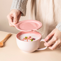 Tasse à café en céramique, grande taille, colorée, micro-ondes, soupe, céréales, grès