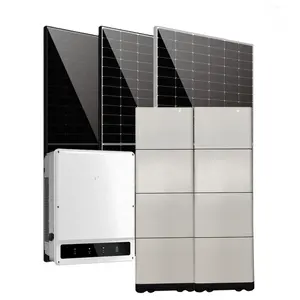 30kw 50kw 60kw 80kw 100kw 120kw 150kw 200kw Système d'énergie solaire hybride complet Système d'alimentation par panneau solaire à vendre