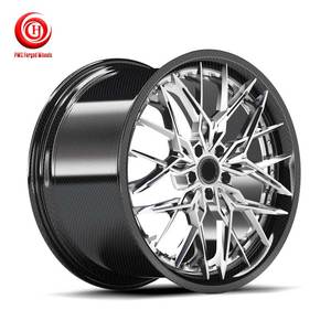 ล้อคาร์บอนไฟเบอร์ฟอร์จ 5x112 5x114.3 แบบกำหนดเอง สำหรับรถยนต์หรูรุ่นใหม่ - Product Image 1