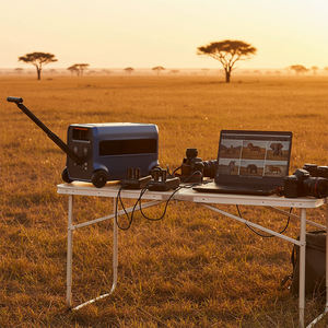 2400W 2400Wh Portable Power Station LiFePO4 Battery MPPT Pure Sine Wave PD 100W with Wheels & LED <b>Light</b> APP Control for Outdoor - Product Image 5