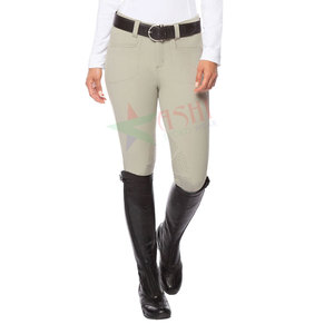Latest Designer Comfortable <b>Nylon</b> Equestrian Yoga Pants for Women Custom Logo Sublimation Breathable Mesh Sports Riding Horse - Product Image 5