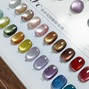 โรงงาน AILANUO รับผลิตยาทาเล็บ 20 สี แบรนด์ส่วนตัว สีสันสดใส ยาทาเล็บเจลแบบตาแมว 9D คริสตัล - Product Image 3