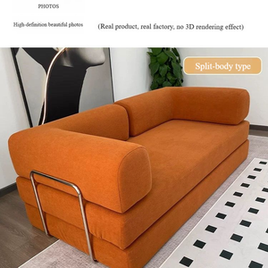 हरे कॉर्डड्यूरॉय सोफे बिस्तर परिवर्तनीय आधुनिक स्लीपर सोफे फोल्डेबल वेवेट फ्यूटन ग्रीन गोल्ड आर्मरेस्ट डे 1 का सेट - Product Image 4