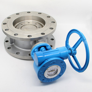 Vanne papillon manuelle à double action en acier moulé, à joint rigide, en acier inoxydable, pour le contrôle du trafic hydraulique, D343H-16C 120-425C - Product Image 4