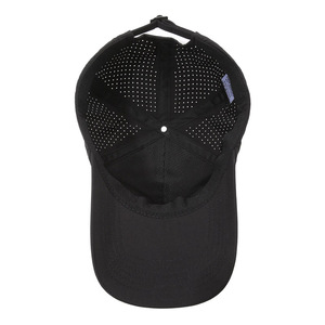 Casquette de baseball incurvée en coton mélangé unisexe, personnalisable avec logo OEM, lettre 'G' brodée en 3D, motif Dobby à pois, ajustable, 4 couleurs, vente en gros, style décontracté - Product Image 3