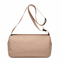 Sac bandoulière vintage en forme de baril, minimaliste et décontracté, avec sangle réglable, en nylon imperméable, disponible en gros