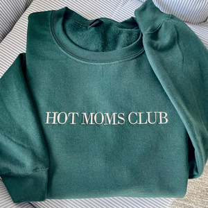 <span class=keywords><strong>Sweat</strong></span>-shirt brodé Cool Moms-Papas Club pour maman <span class=keywords><strong>papa</strong></span> spécial parent chemise bébé annonce pour cadeau de fête des mères pour le printemps - Product Image 2