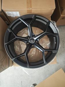 Jantes en alliage YQ Muti Spoke pour RS7, noir satiné, 20, 21, 22 pouces, 5X112, 5 trous, pour voitures particulières <span class=keywords><strong>Audi</strong></span> RS6, <span class=keywords><strong>RS8</strong></span>, A8, A6 - Product Image 4