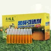 Appât liquide de 2 ml pour mouches des fruits, leurre pour mouches des fruits orientales, attractif pour vergers, grenades et agrumes