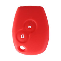 Housse de clé de voiture en Silicone 2 boutons pour Renault Kangoo DACIA Scenic Megane Sandero Captur Twingo Modus