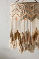 JNC-Abat-jour suspendu en macramé, lampe moderne suspendue, pour salon, chambre, dortoir, anniversaire, mariage