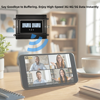 Amplificador de Señal Celular de Cuatro Bandas, Súper Inteligente, Ganancia de 72dB, 4G 3G 700/900/1800/2100Mhz B28 B8 B3 B1, Repetidor 5G, Amplificador GSM para Oficina