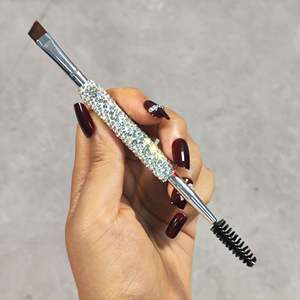 Brocha de Maquillaje Profesional para Cejas de Doble Punta con Mango de Plástico, Pelo Sintético, Venta al por Mayor - Product Image 2