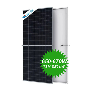 แผงเซลล์แสงอาทิตย์ <span class=keywords><strong>Trina</strong></span> perovskite 650W 660W 670W TSM-DE21แผงเซลล์แสงอาทิตย์ - Product Image 1