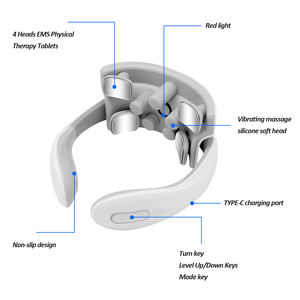 Portatile senza fili Vertebra <span class=keywords><strong>Relax</strong></span> massaggio riscaldamento impacco caldo decine dispositivo elettroterapia collo cervicale massaggiatore - Product Image 2