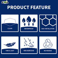 Vente en gros usine : Plaque de traction hexagonale semi-transparente en plastique et caoutchouc de silicone pour planches de surf, sans cire, accessoires DIY