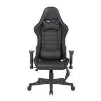 Chaise de jeu ergonomique en PVC avec accoudoirs 2D et mécanisme d'inclinaison Support amélioré pour les sessions de jeu prolongées