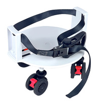 Base Universal para Carrito de Golf con 4 Ruedas Giratorias de 360 Grados, Sistema de Frenos, Ligera (3.0 kg), para Bolsas de Golf de 5 a 9.5 Pulgadas