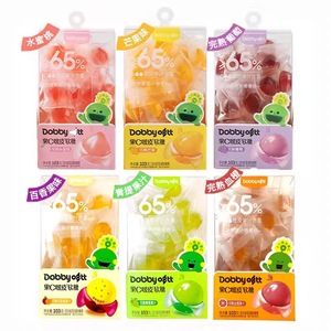 Wholese dobbyy trái cây Hương vị kẹo dẻo mềm xoài Trắng đào nho niềm đam mê túi trái cây 100g - Product Image 4