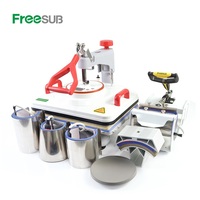 Freuit b máquina de impressão 11 em 1, combo de calor, máquina imprensa, copo, placa, preço por atacado P8200-11