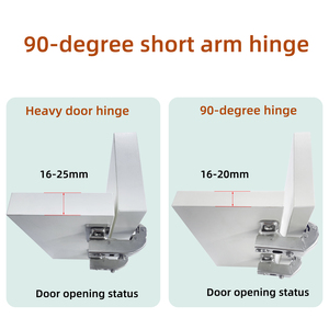 บานพับเฟอร์นิเจอร์สแตนเลส 180 องศา ปิดแบบนุ่มนวล แบบฝังเต็มตัว สำหรับตู้ครัว ขนาดเส้นผ่านศูนย์กลางถ้วย 35 มม. ดีไซน์ทันสมัย - Product Image 2