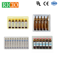 Étiqueteuse automatique RICIO à grande vitesse pour tubes en plastique, ampoules et plateaux – Étiquetage horizontal de l'étiquettes autocollantes