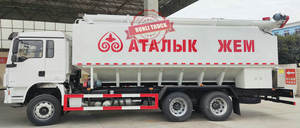 Camion de livraison de céréales en vrac de haute qualité à 10 roues, 30 m³, camion porte-céréales de 20 m³ 10T, véhicule de transport de fourrage en vrac de 15 tonnes - Product Image 3