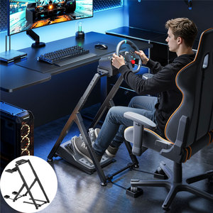 Soporte para <span class=keywords><strong>Volante</strong></span> de Simulador de Carreras Plegable Super Económico LRS21-BS02 con Unidades de Fijación para <span class=keywords><strong>Silla</strong></span> - Product Image 1