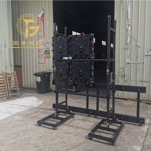 Support <span class=keywords><strong>de</strong></span> sol pour écran <span class=keywords><strong>de</strong></span> <span class=keywords><strong>location</strong></span> Cadre en treillis pour écrans LED Rack à hauteur réglable <span class=keywords><strong>de</strong></span> 24 "à 40" - Product Image 4